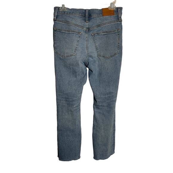 J.CREW Jeans 27 10" Billie Demi Boot Crop Ankle Kick Flare‎ Boho Raw Hem - Picture 6 of 14